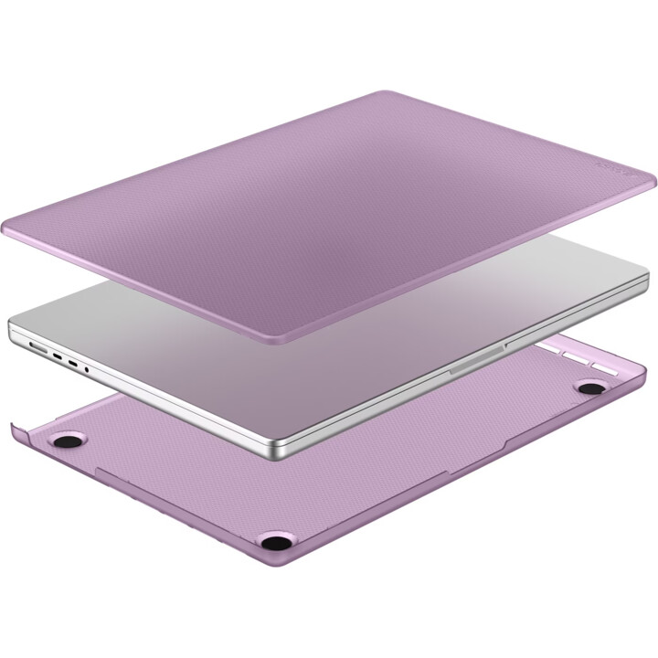 Estuche rígido para MackBook Pro 16" 2021 Dots - Rosa hielo