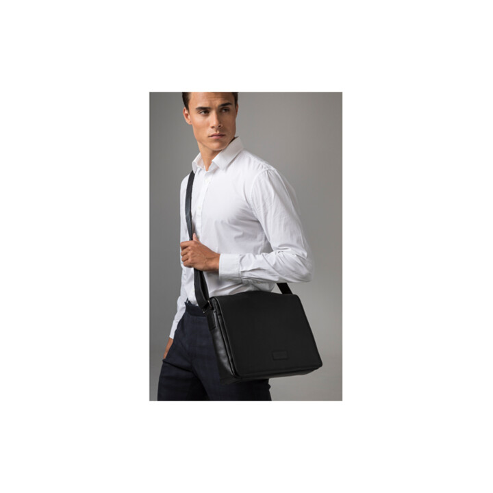 dbramante1928 Marselisborg 35,6 cm (14") Borsa da corriere Nero