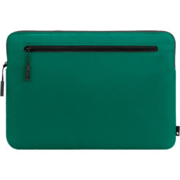 Compact Sleeve with Flight Nylon with Incase Zip Tag for MacBook Pro (13" 2022-2012) & MacBook Air (13" 2022-2018) - Malachite G