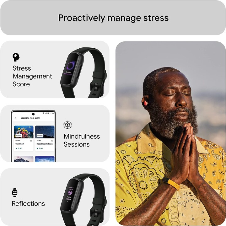 Fitbit Inspire 3 - Black/Midnight Zen