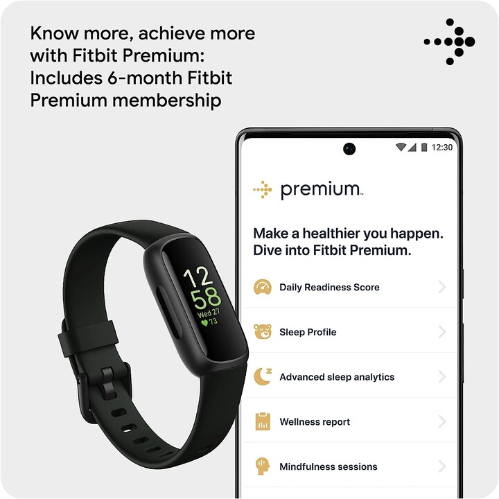 Fitbit Inspire 3 - Black/Midnight Zen