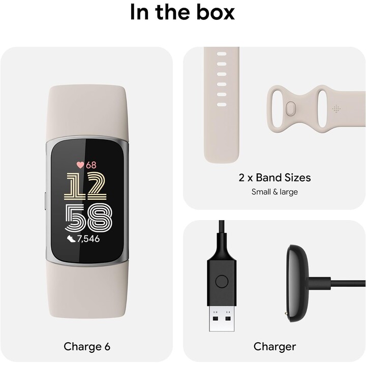 Fitbit Charge 6 Plata