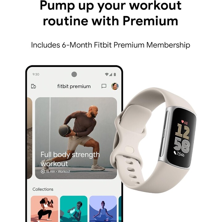 Fitbit Charge 6 Plata