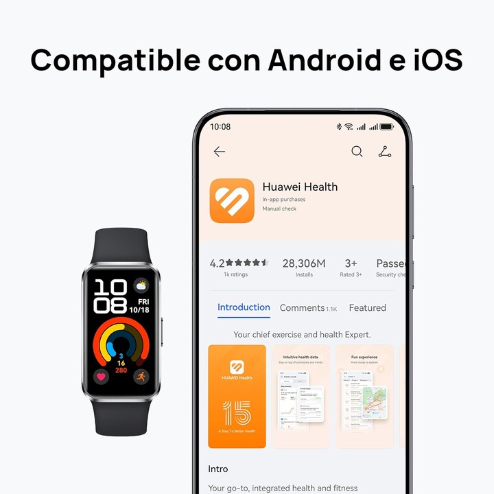 Huawei Band 10 Rosa – Pulsera de Actividad