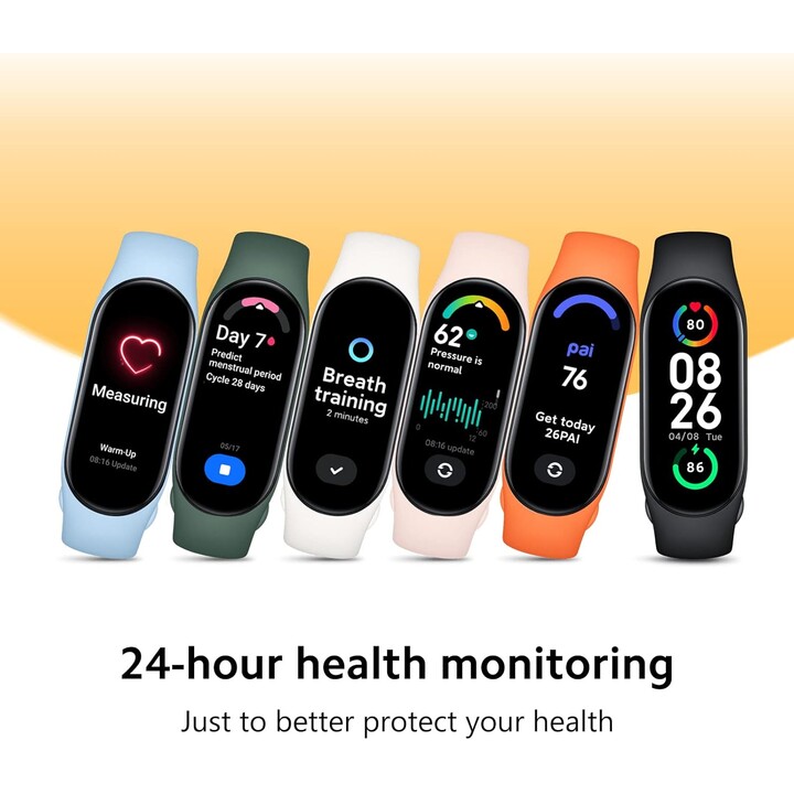 Pulsera inteligente Xiaomi Mi Smart Band 7 con monitor de actividad, color negro