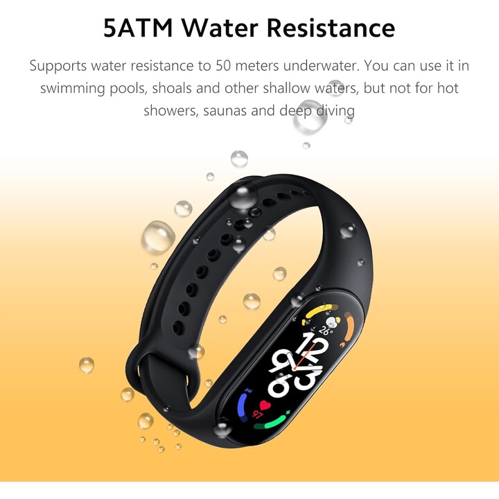 Pulsera inteligente Xiaomi Mi Smart Band 7 con monitor de actividad, color negro