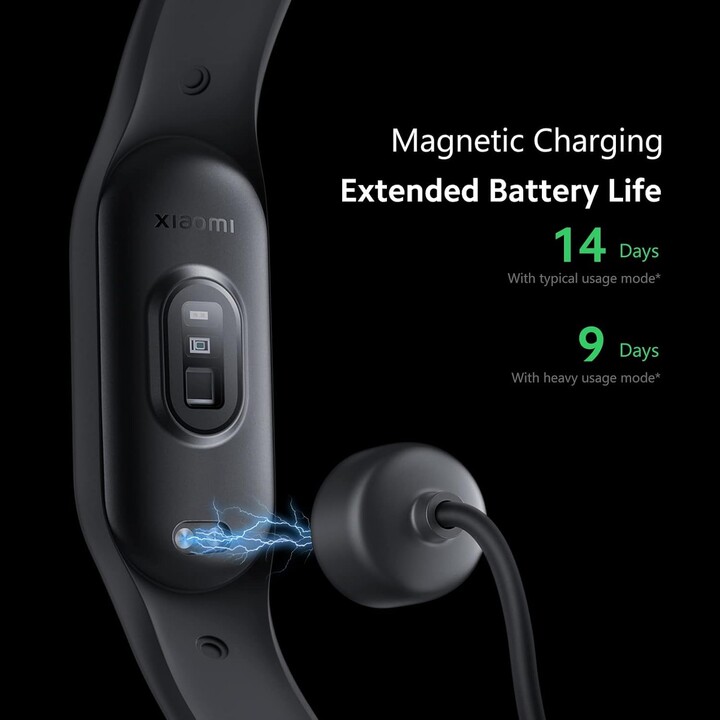 Pulsera inteligente Xiaomi Mi Smart Band 7 con monitor de actividad, color negro