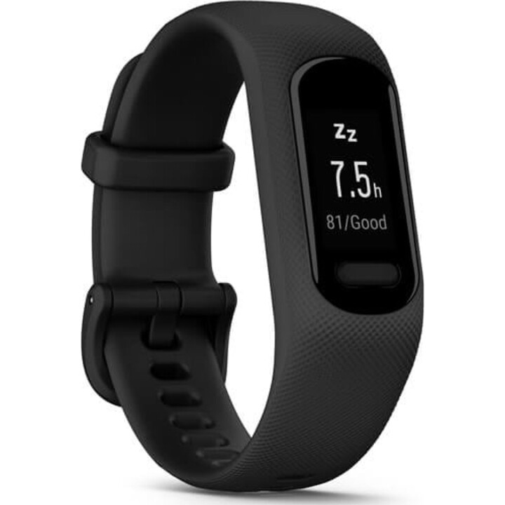 Garmin Vivosmart 5 Activity Tracker, Black, Large, OLED, GPS, Touchscreen, 7-Day Battery Life