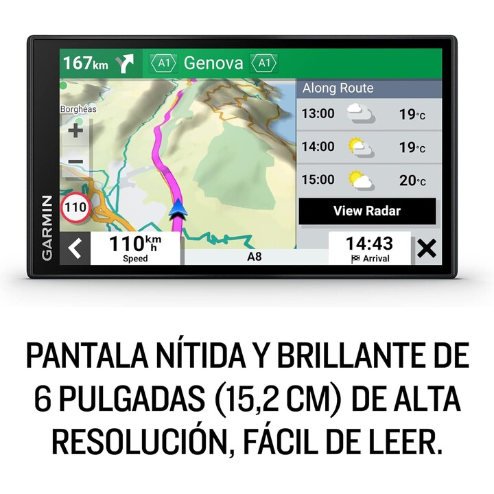 Garmin DriveSmart 66 6 - GPS mit Karten von ganz Europa und Live-Verkehr