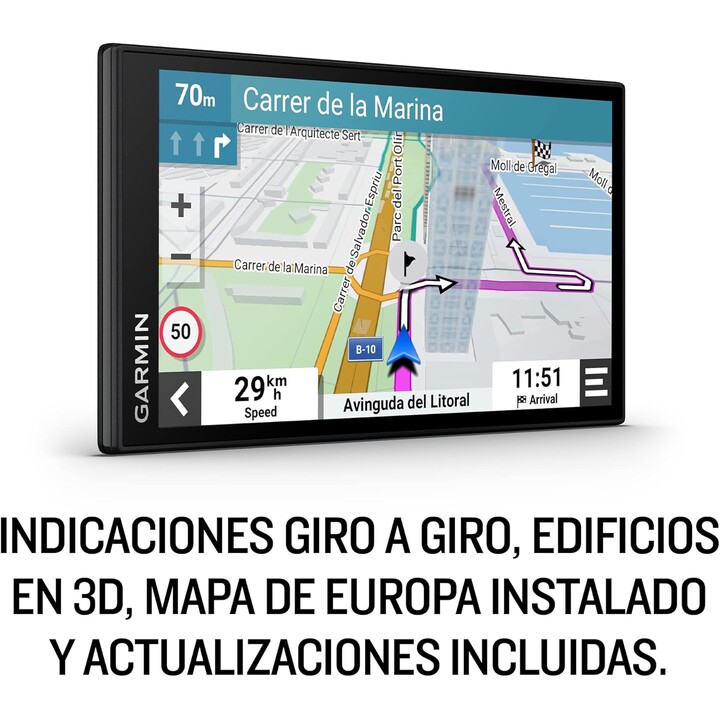 Garmin DriveSmart 66 6 - GPS mit Karten von ganz Europa und Live-Verkehr