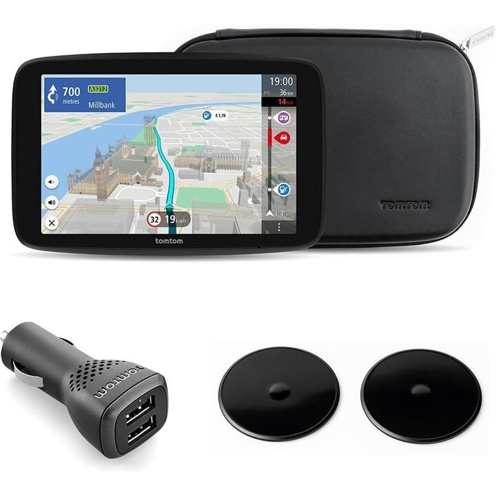 TomTom GO Camper Max 700 1413447 7" HD Touch Camper GPS 32GB World Maps Traffic Camper Routing