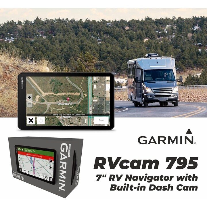 Garmin Camper 795 7 Negro - Navegador para autocaravanas