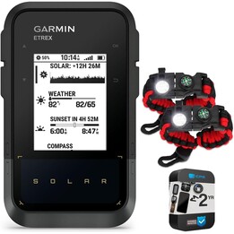 Garmin 010-02782-00 Etrex Navegador de GPS de mano solar con energía solar