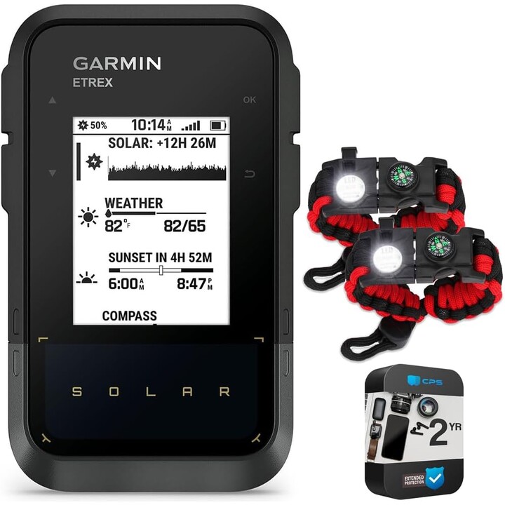 Garmin 010-02782-00 eTrex Solar-Powered Handheld GPS Navigator
