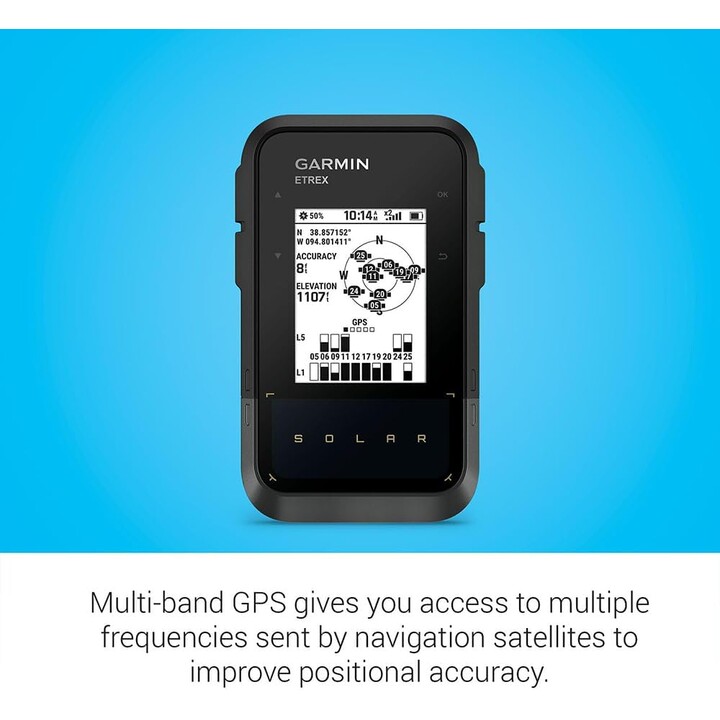 Garmin 010-02782-00 eTrex Solar-Powered Handheld GPS Navigator