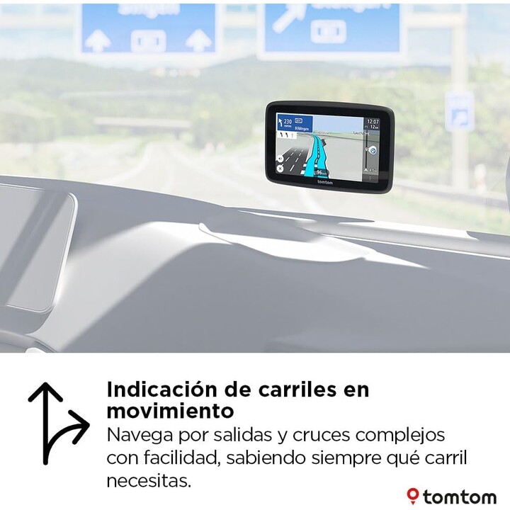 Navegador para camiones TomTom GO Professional 2ª generación, pantalla táctil capacitiva de 5", mapas de Europa