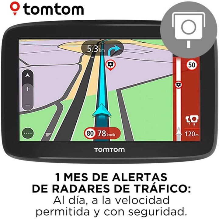 TomTom GPS for car GO Classic, 5", EU maps, updates via WiFi, Black