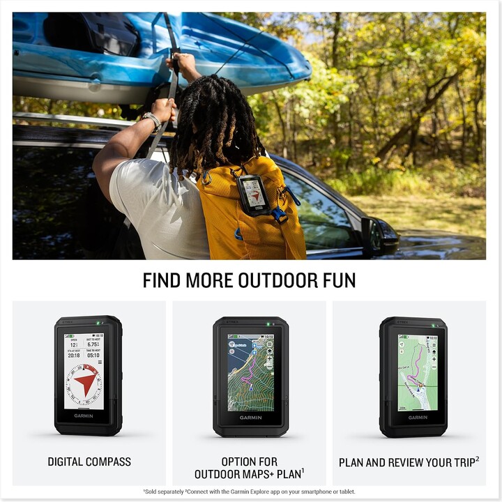 Garmin eTrex Touch, tablette tactile 3 pouces, IP67, TopoActive Europe, 32 Go, USB-C