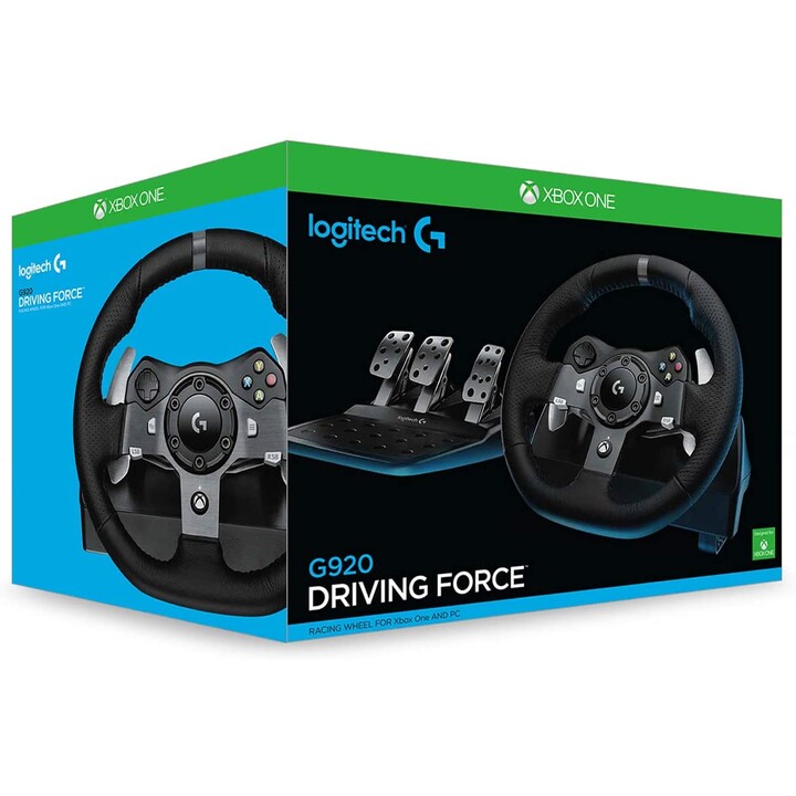 Logitech G920 Volant Xbox One & PC Noir