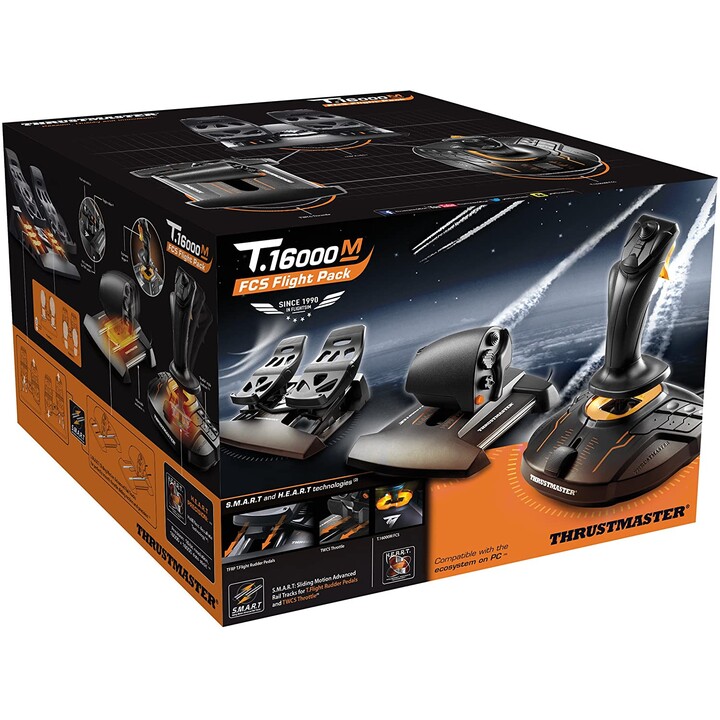 JOYSTICK THRUSTMASTER T.16000M FCS FLIGHT PACK PARA PC