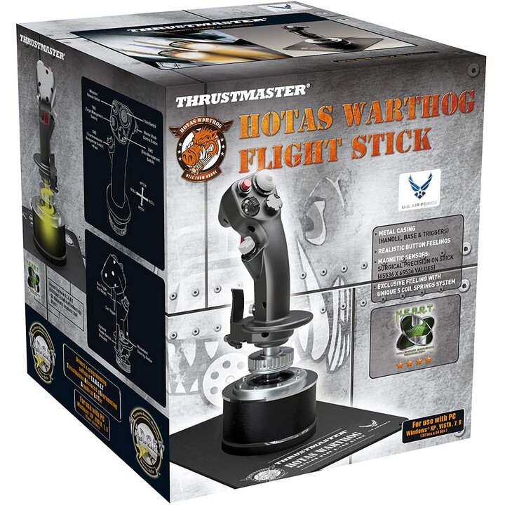Thrustmaster HOTAS Warthog Flight Stick 19 teclas cableadas - para PC