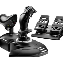 Thrustmaster T-Flight Full Kit X - joystick, acelerador y pedales - para PC y XBOX