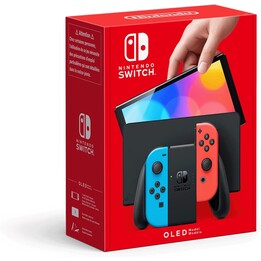Nintendo Switch OLED Neón Rojo/Azul