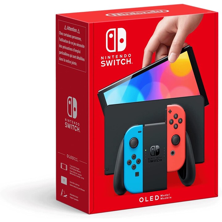 Nintendo Switch OLED Neón Rojo/Azul