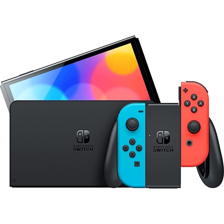 Nintendo Switch OLED Neón Rojo/Azul
