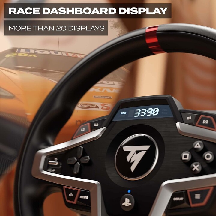 Thrustmaster T248 Preto USB Volante + Pedais PC, PlayStation 4, PlayStation 5