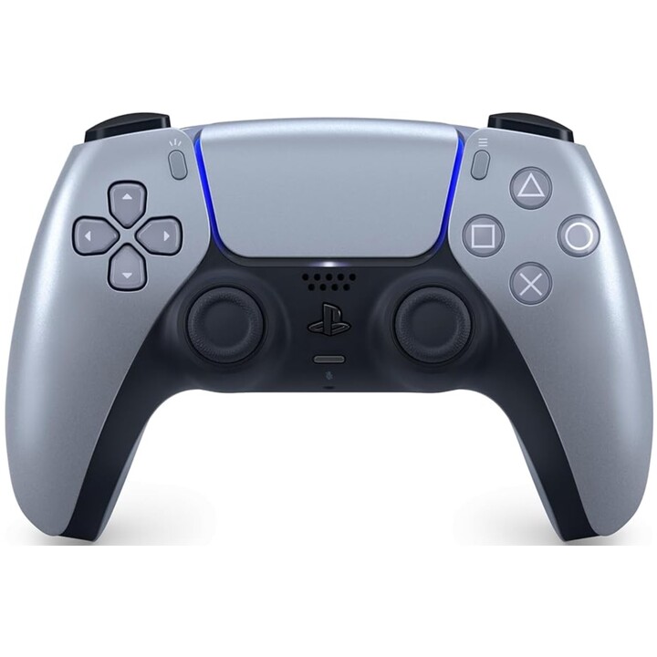 Mando inalámbrico Sony Playstation 5 DualSense plata de ley (inalámbrico mediante Bluetooth para la PS5 9577348)