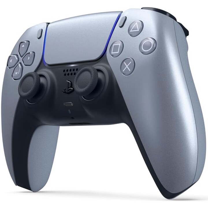 Mando inalámbrico Sony Playstation 5 DualSense plata de ley (inalámbrico mediante Bluetooth para la PS5 9577348)