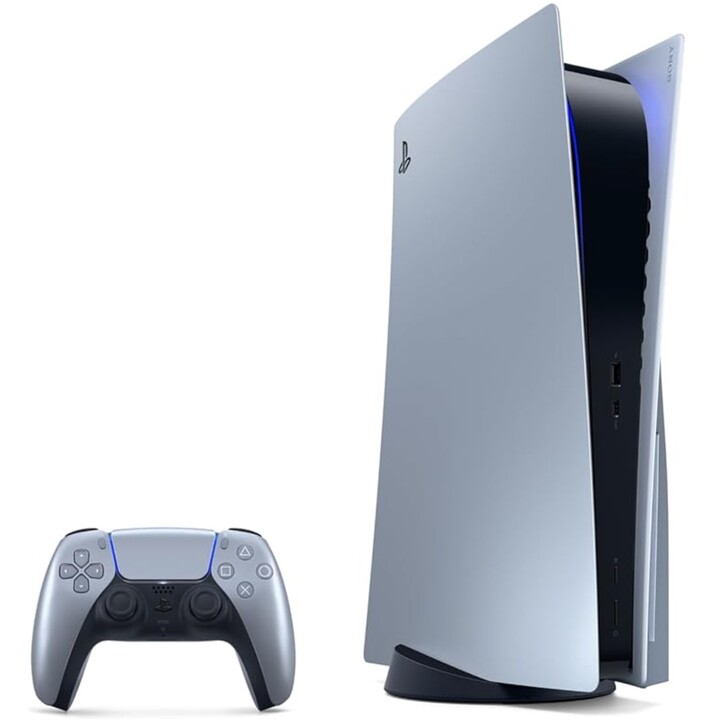 Mando inalámbrico Sony Playstation 5 DualSense plata de ley (inalámbrico mediante Bluetooth para la PS5 9577348)