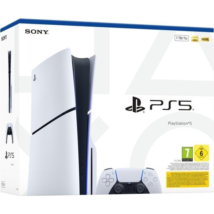 Sony PlayStation 5 Slim 1TB Disc Edition Blanco, Negro