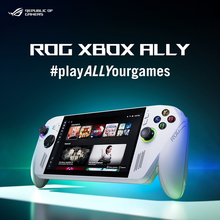ASUS ROG Xbox Ally RC73YA-NH002W Console di gioco portatile 17,8 cm (7") 512 GB Touchscreen Wi-Fi Bianco