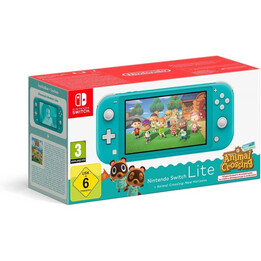 Nintendo Switch Lite Türkisblau + Nintendo Animal Crossing: New Horizons Spiel