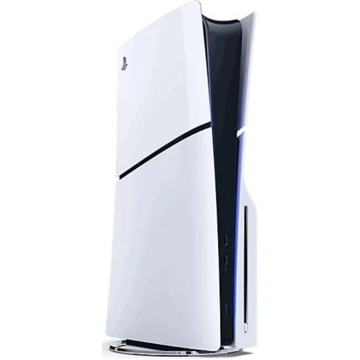 Sony PS5 Slim Estándar, 1 TB SSD, 4K, 1 controlador, Chasis E, Blanco + Fortnite Flowering Chao Pack