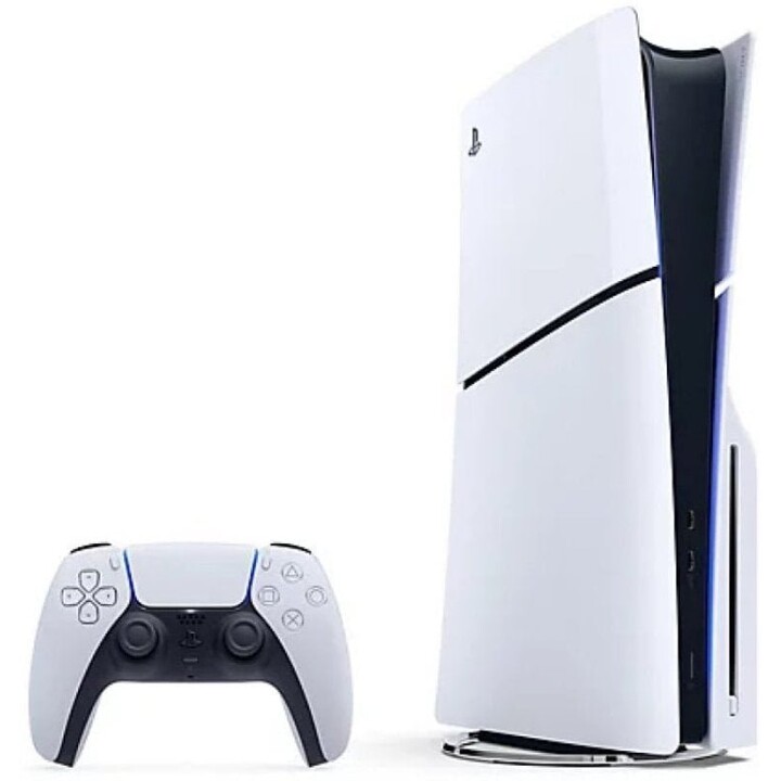 Sony PlayStation 5 Slim Disc Edition + Mando Extra Blanco + Base de Carga