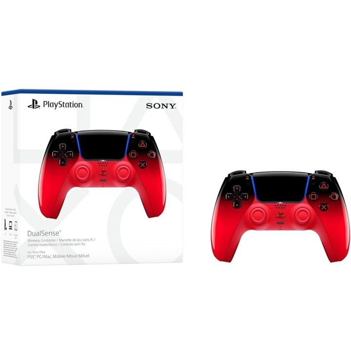 Sony PS5 DualSense Wireless Controller Techno Red New Edition