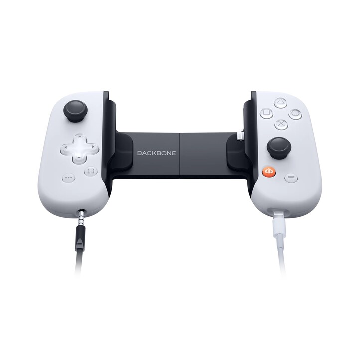 Backbone One for iPhone PlayStation Edition Blanco Lightning Gamepad PC, Playstation, Xbox, iOS