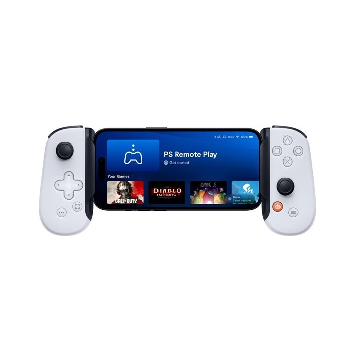 Backbone One for iPhone PlayStation Edition Blanco Lightning Gamepad PC, Playstation, Xbox, iOS