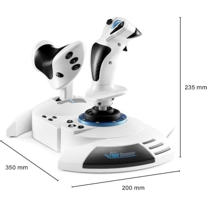 Thrustmaster T. Flight Hotas 5 Edición Especial Microsoft Flight Simulator - Joystick y acelerador para PS5/PS4/PC