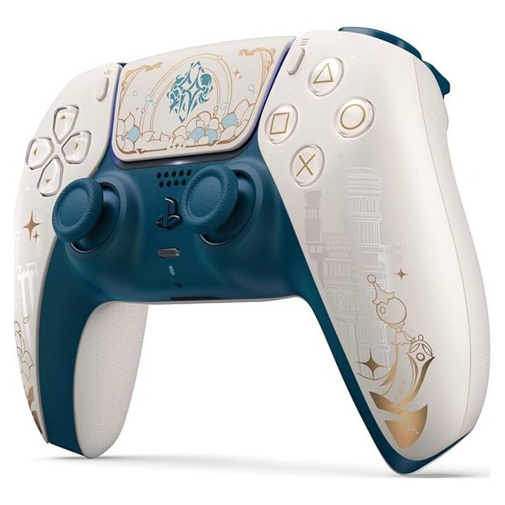 Mando inalámbrico Sony DualSense «Genshin Impact» Edición Limitada, color beige