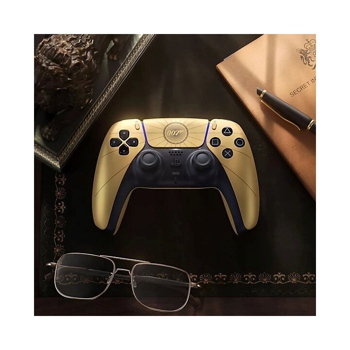 Sony PlayStation 5 DualSense Mando inalámbrico Edición limitada – 007 First Light™ Dorado
