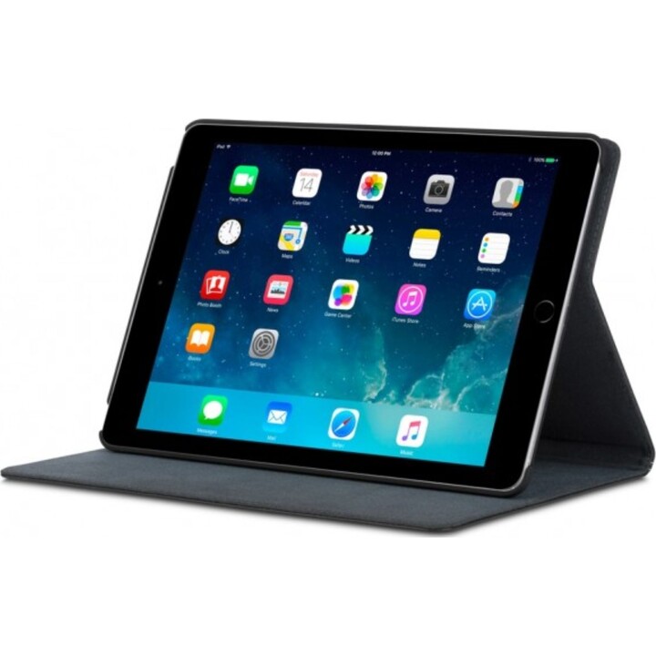 Ordrup, Flip Case de cuero para iPad (2017/2018), negro