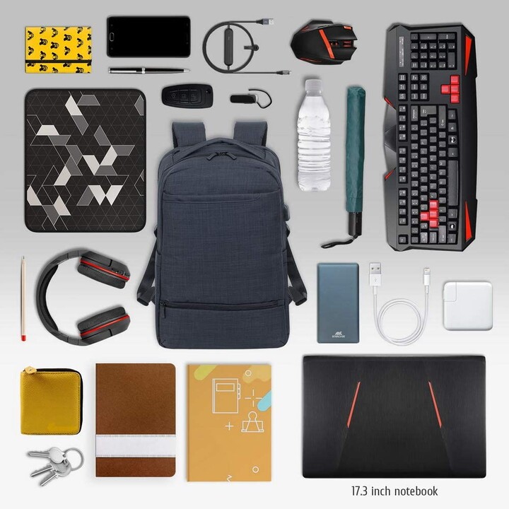 bagage à main noir pour ordinateur portable 17.3