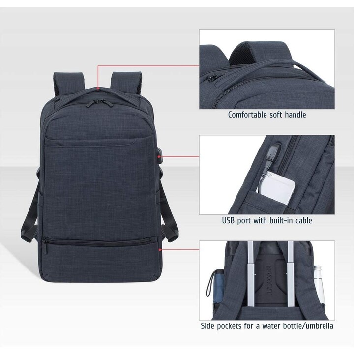 bagage à main noir pour ordinateur portable 17.3