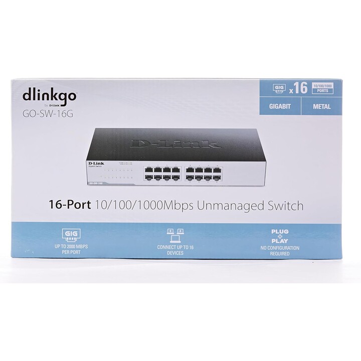 Switch D-Link GO-SW-16G 16 porte/ RJ-45 10/100/1000