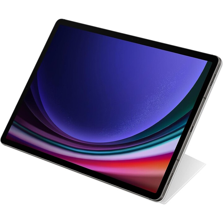 Étui Smart Book pour Samsung Galaxy Tab S9+, blanc