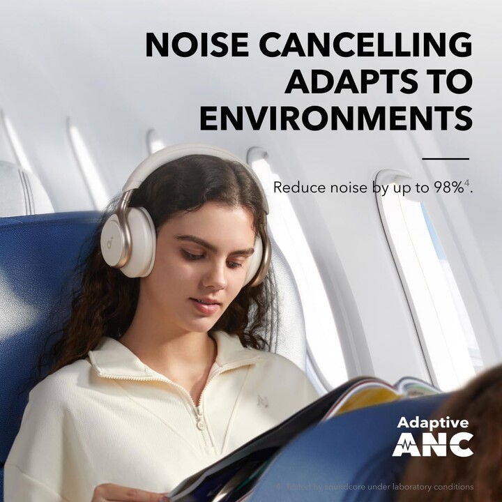 Casque Bluetooth Soundcore Space One Noise Cancelling (ANC) Blanc 